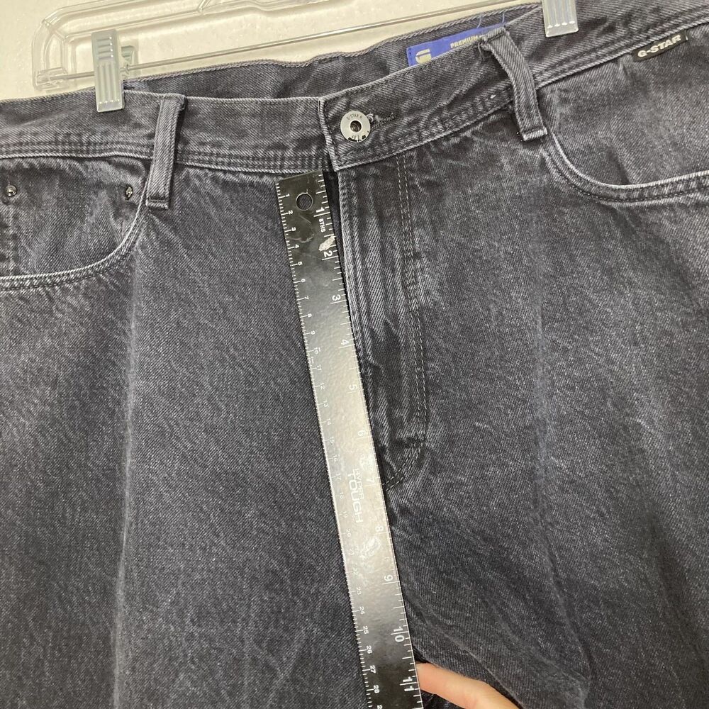 G-Star RAW Skater Jeans  33x32 Black Denim Stray Ultra High Straight Hip Hop - Picture 10 of 16
